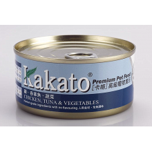 KAKATO 罐頭(雞+吞拿魚+蔬菜) 170G